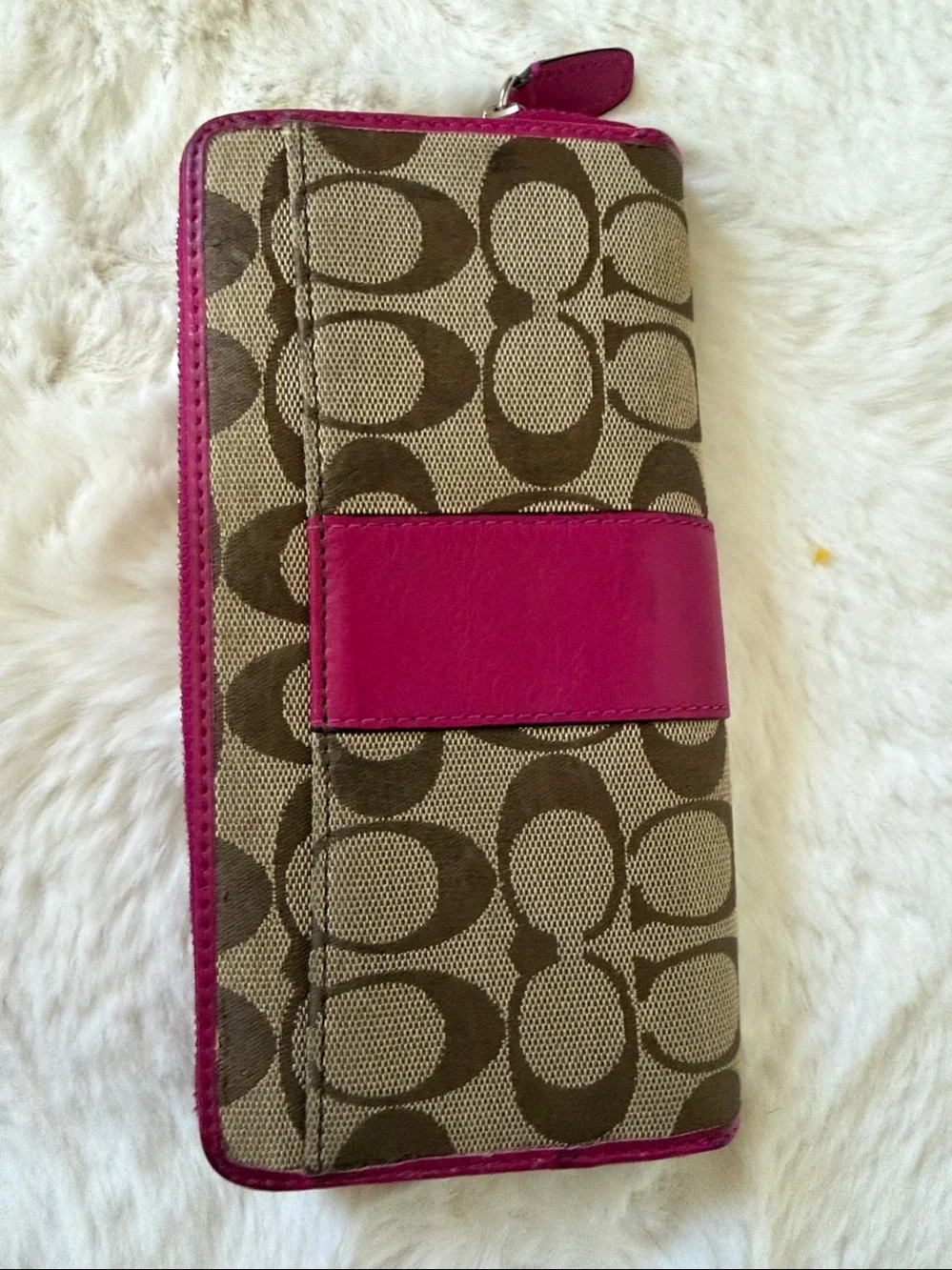 Coach Zip Around Wallet
